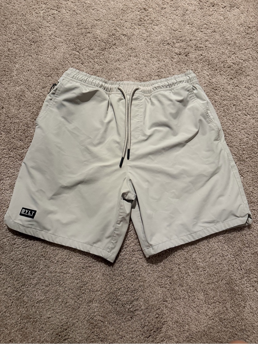 BYLT Basics Light Gray Athletic Performance Shorts
